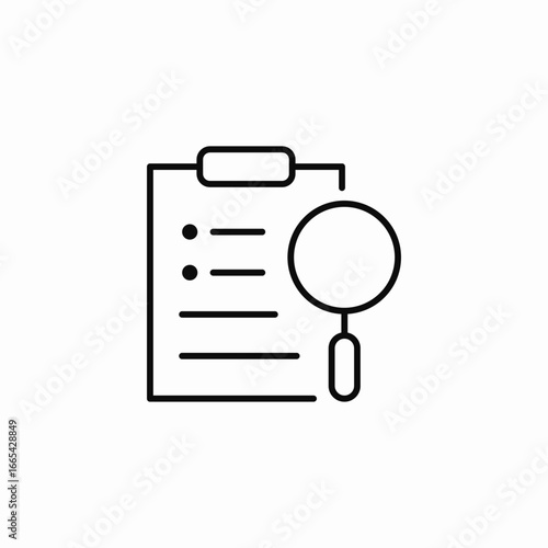 office clues search icon sign vector