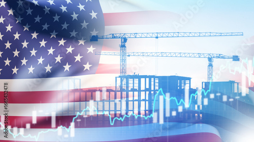 Construction cranes and bui...