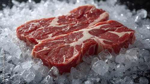 Ice-Cooled Prime Ribeye on Ice