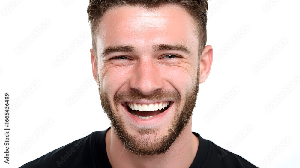 Fototapeta premium Professional Portrait Studio Photo: Handsome Young Man in Formal Attire