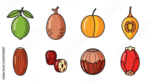 Simple Vector Fruit Set-16.eps
