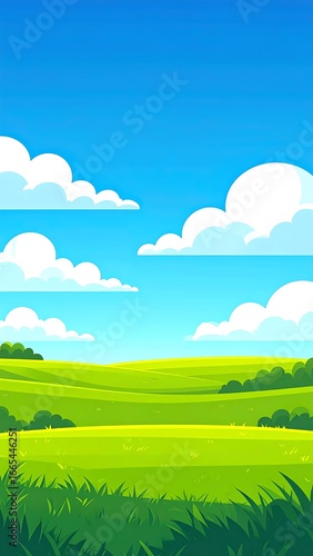 Colorful summer landscape