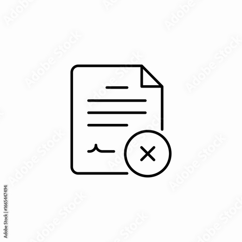 file removal icon sign vector