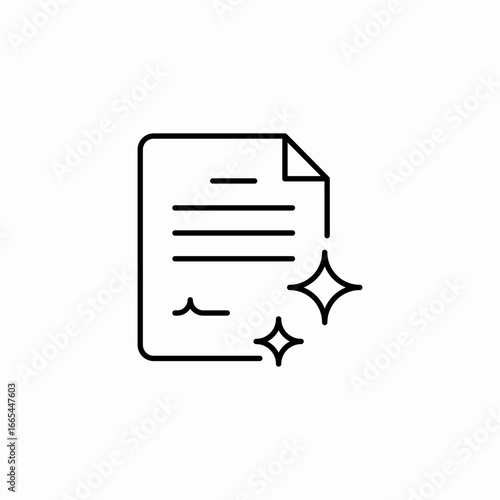 new file icon sign vector