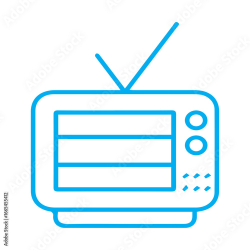 Retro Television Icon