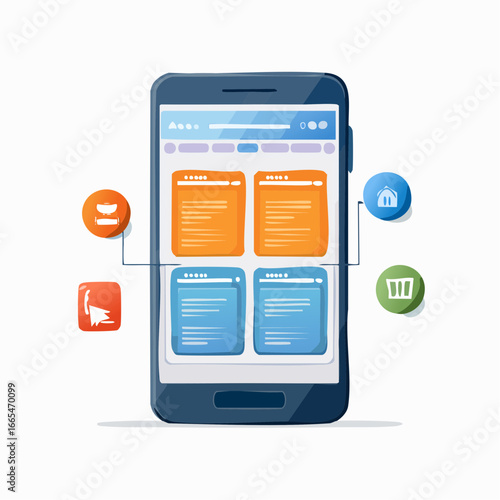 Modern Mobile Application Interface Design