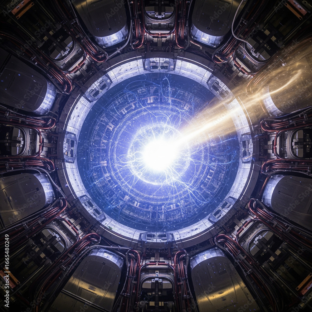 Fototapeta premium The Spark of Ignition - Plasma Flash
