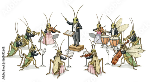 Cricket Orchestra A Whimsical Symphony of Nature's Musicians