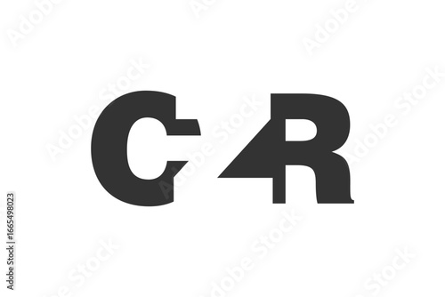 CZR logo design. Initial letter C Z R bold font style for tech startups, consulting, corporate branding. Creative company name, headlines typography identity, trendy logotype.