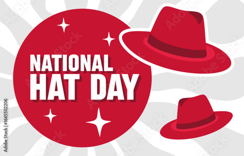 Happy National Hat Day with a nice hat