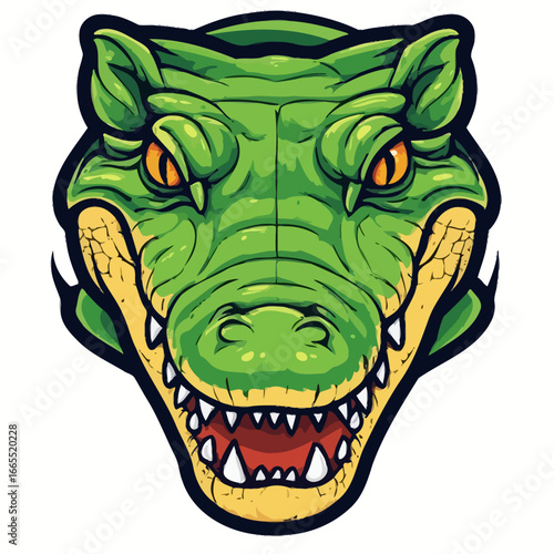 Crocodile Design Very Cool and Creepy