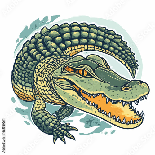 Crocodile Design Very Cool and Creepy