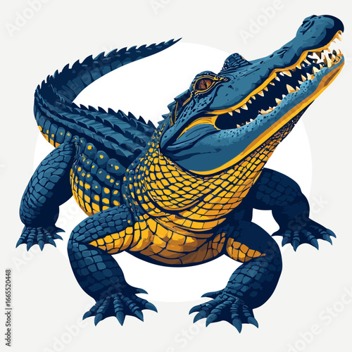 Crocodile Design Very Cool and Creepy