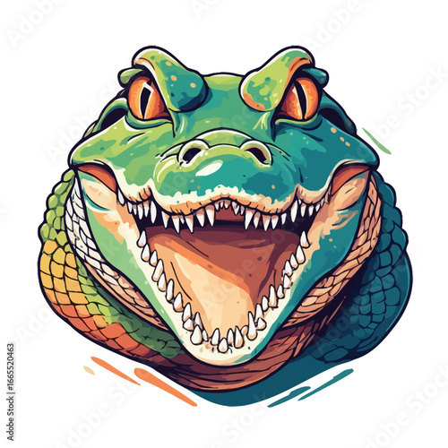 Crocodile Design Very Cool and Creepy