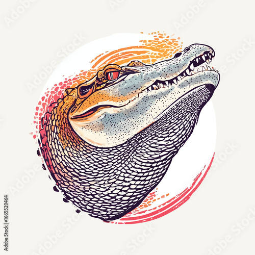 Crocodile Design Very Cool and Creepy