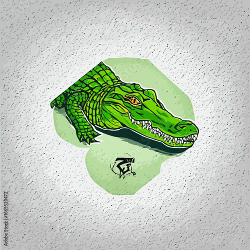 Crocodile Design Very Cool and Creepy