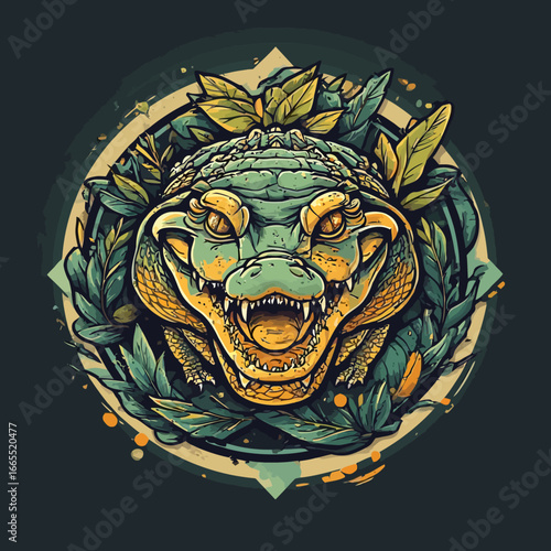 Crocodile Design Very Cool and Creepy