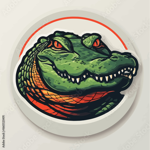 Crocodile Design Very Cool and Creepy