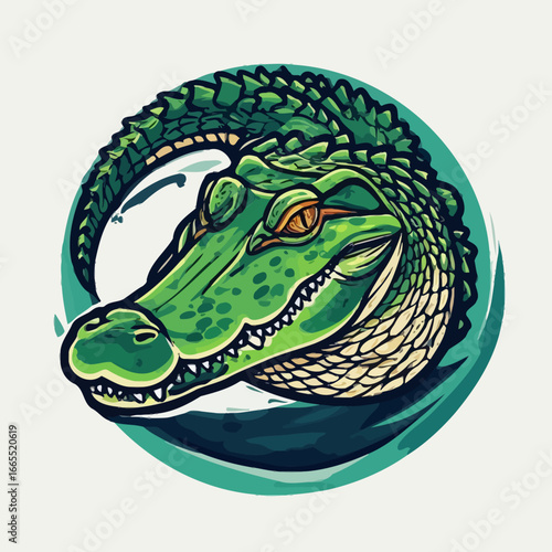 Crocodile Design Very Cool and Creepy