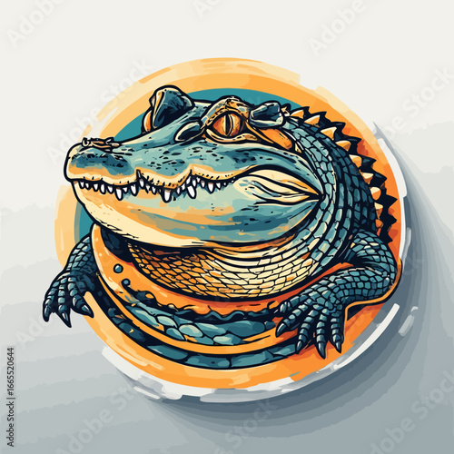 Crocodile Design Very Cool and Creepy