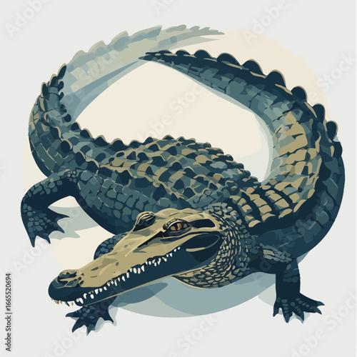 Crocodile Design Very Cool and Creepy