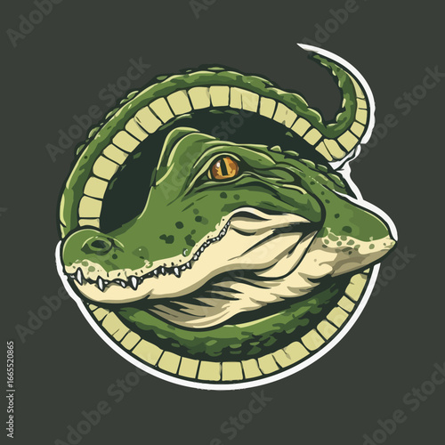 Crocodile Design Very Cool and Creepy