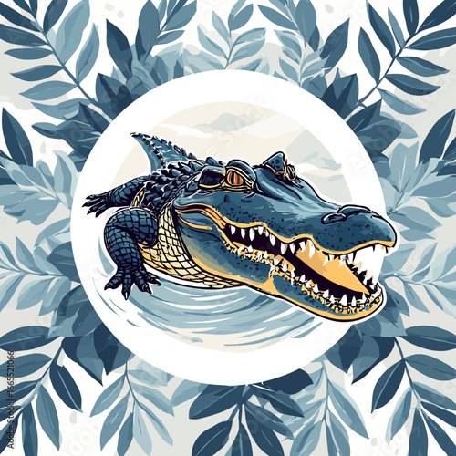 Crocodile Design Very Cool and Creepy
