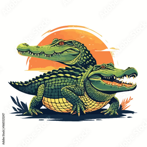 Crocodile Design Very Cool and Creepy