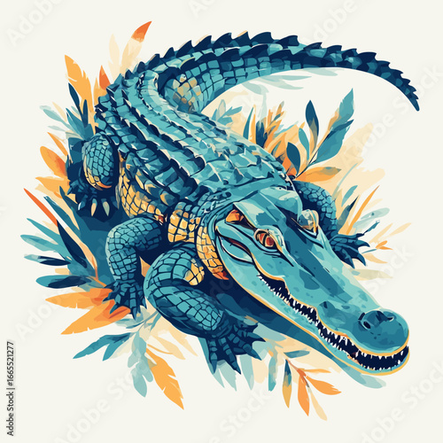 Crocodile Design Very Cool and Creepy