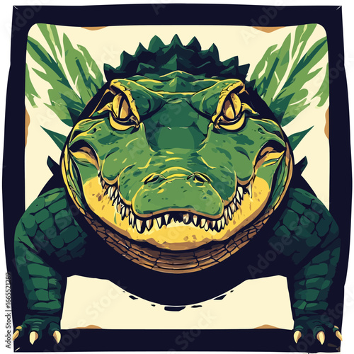 Crocodile Design Very Cool and Creepy
