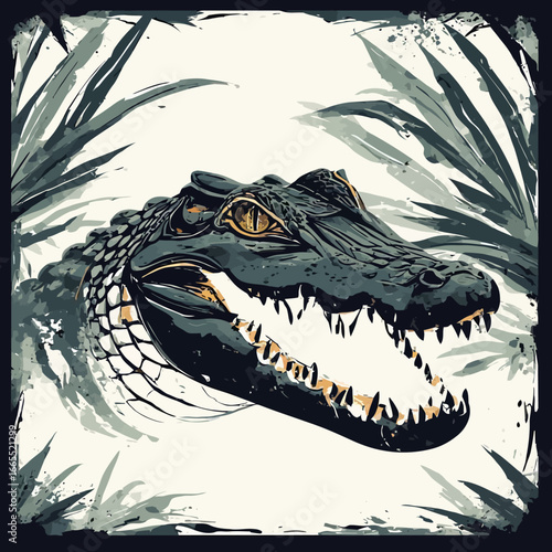 Crocodile Design Very Cool and Creepy