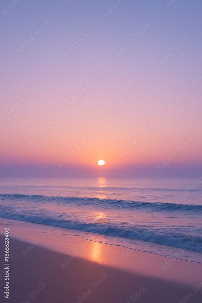Fototapeta premium Coastal Horizon at Sunrise
