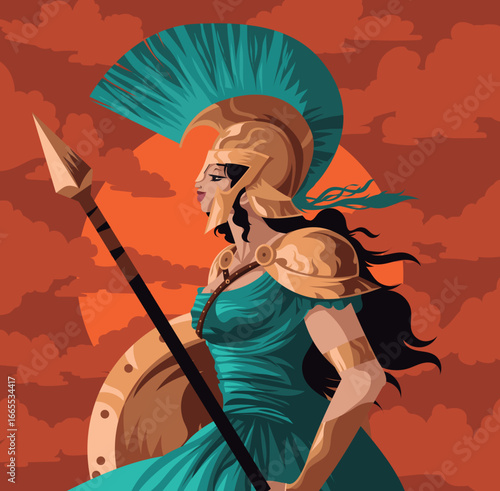 greek mythology athena minerva goddess of wisdom and war
