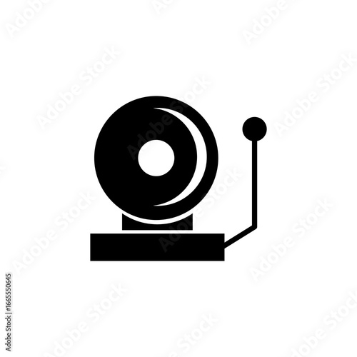 Bell school icon simple vector isolated symbol vector illustration for web and app..eps