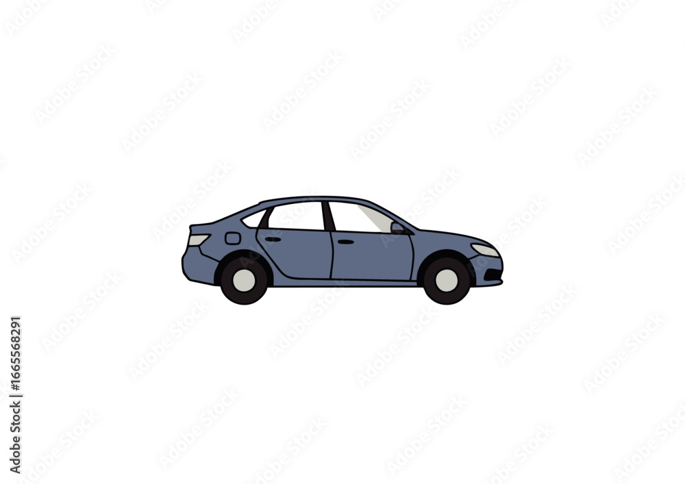 Fototapeta premium icon of passenger car