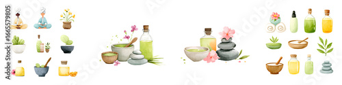 Canvas Print Spa and Wellness Collection: Natural Therapy Still Life