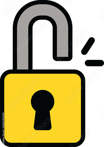 Lock  and unlock  icon