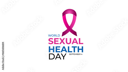 World Sexual Health Day is observed globally on September 4th every year. Promote open conversations around sexual well-being. pregnancy test symbol. Banner poster, flyer. vector illustration