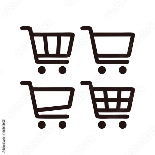 Shopping cart icon. Shopping cart vector, Trolley Logo, Shopping Cart Logo, web icons, trolley icon, Shopping symbol, cart icon