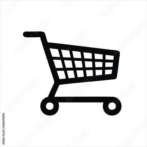 Shopping cart icon. Shopping cart vector, Trolley Logo, Shopping Cart Logo, web icons, trolley icon, Shopping symbol, cart icon