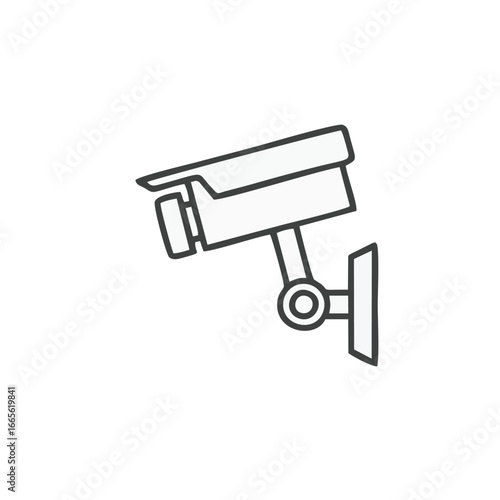 cctv camera icon isolated on white background from electronics collection. trendy cctv camera icons and modern cctv camera symbols for web, apps, UI.