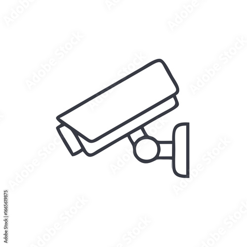 cctv camera icon isolated on white background from electronics collection. trendy cctv camera icons and modern cctv camera symbols for web, apps, UI.