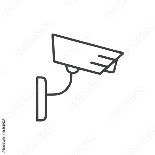 Cctv icon in trendy design style. Cctv icon isolated on white background. Cctv vector icon simple and modern flat symbol for web site, mobile, logo, app, UI.