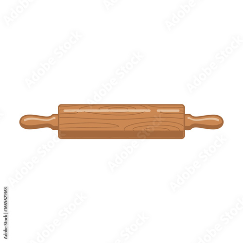 Wooden Rolling Pin with Handles