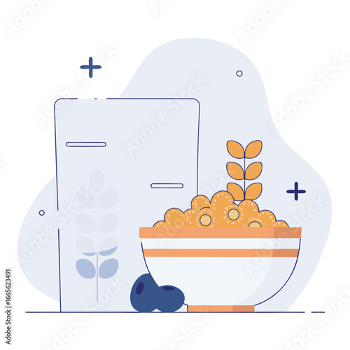 granola-isolated-on-pure-white-background-.eps
