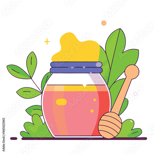 honey-isolated-on-pure-white-background-.eps
