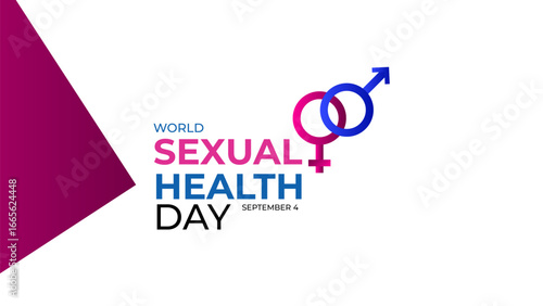 World Sexual Health Day poster vector illustration. Promote open conversations around sexual well-to raise awareness about the mission. pregnancy test symbol. Banner poster, flyer. vector illustration