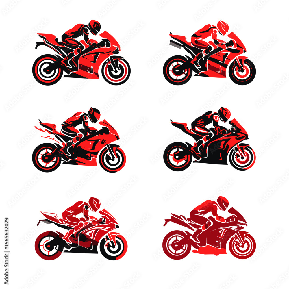 Obraz premium Moto GP Icon for Professional Use