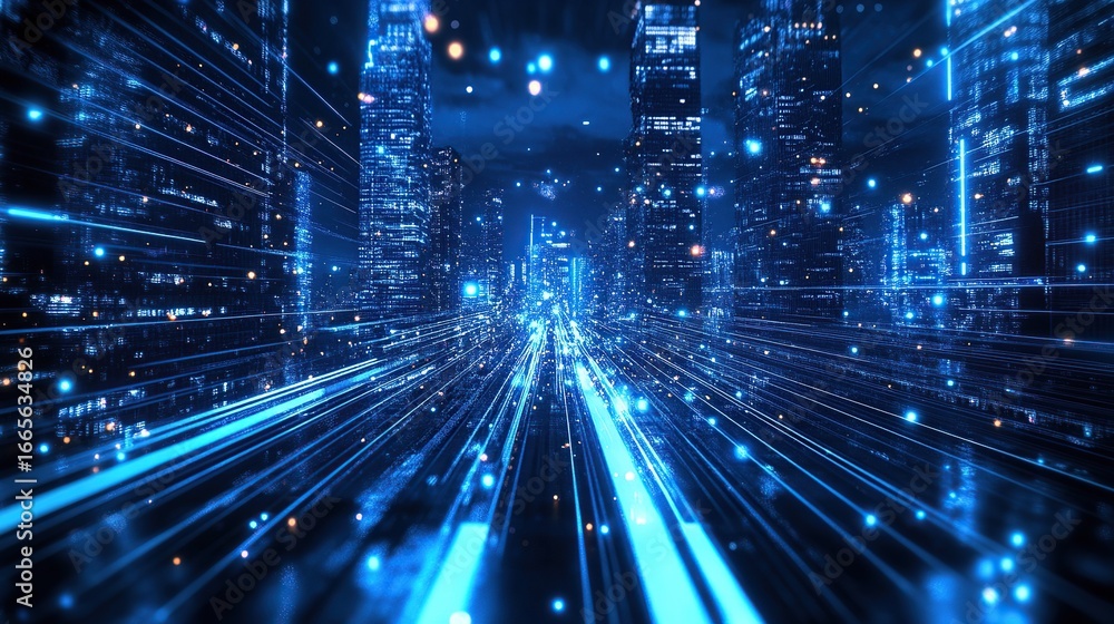 custom made wallpaper toronto digitalfiber optics background with many light spots