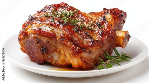Roasted Pork Knuckle Recipe, Crispy Skin, Delicious Food